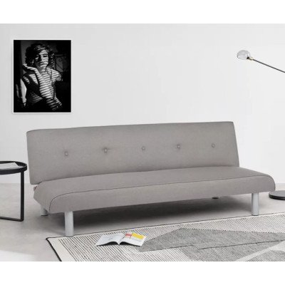 Canapé XL 3 places convertible en tissu Agrifoglio