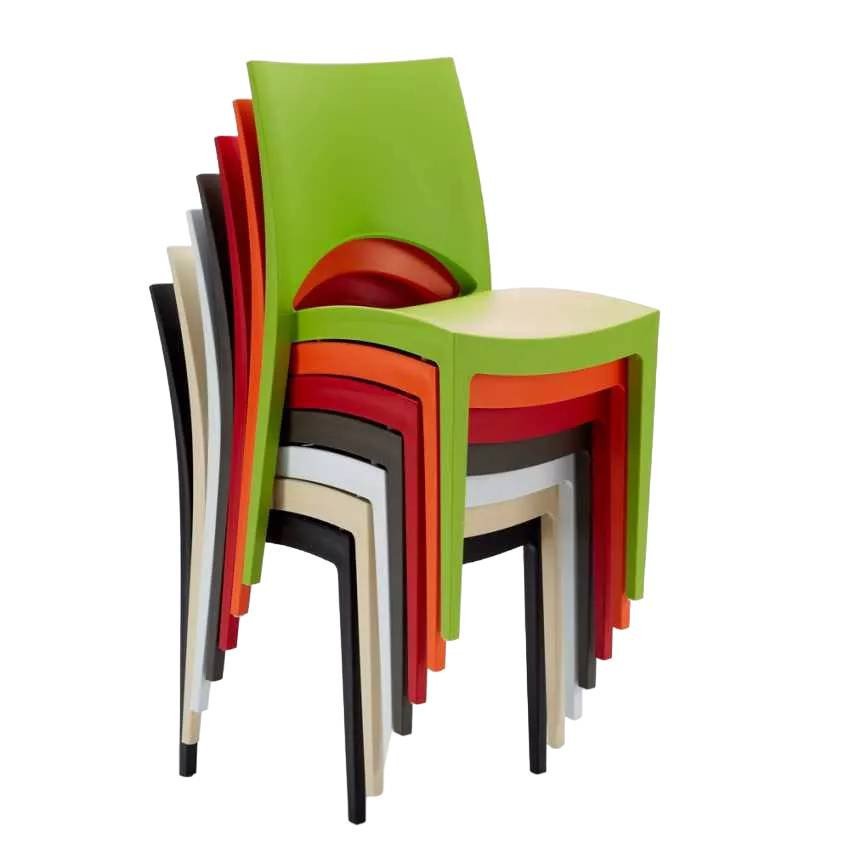 Chaises Peonia empilables pour restaurants - Casamati