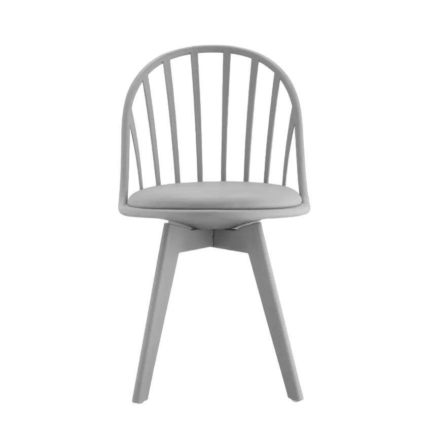 Sedia ergonomica in polipropilene dal design contemporaneo per interni ed esterni - Modello Toronto