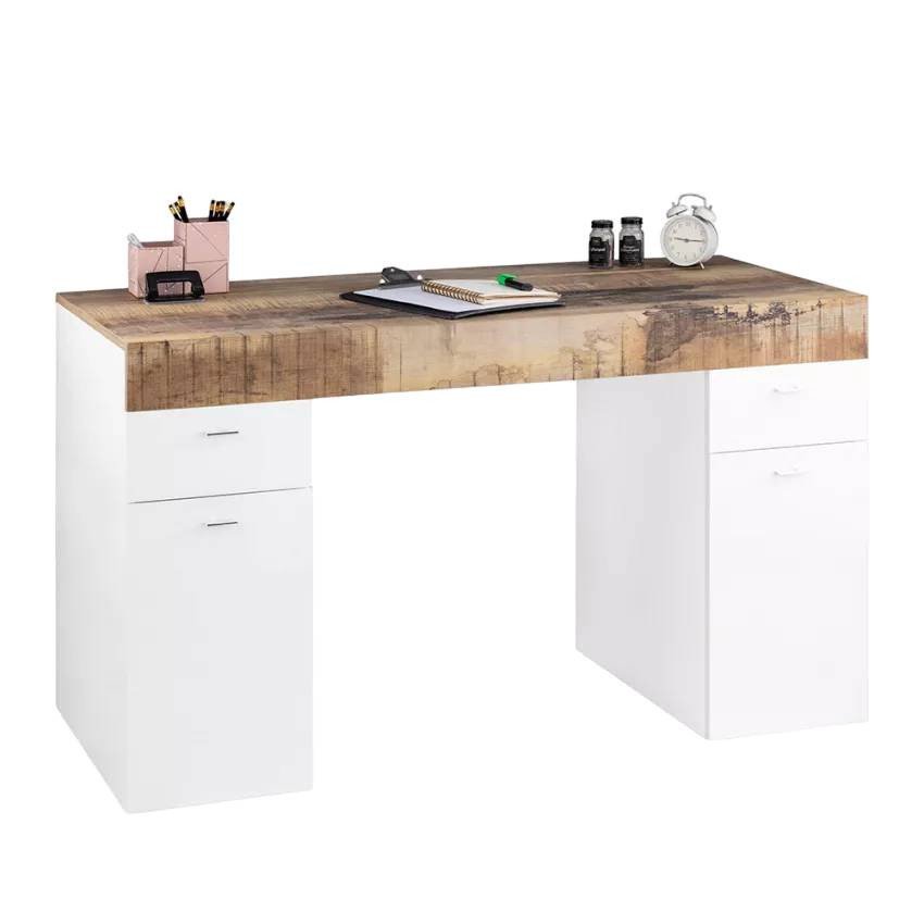 Bureau compact Olivia 130x60 avec plateau - Casamati