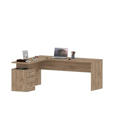 Bureau d'angle Matteo en bois - Casamati
