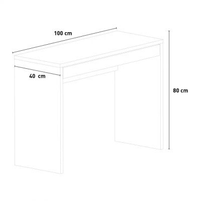 Bureau moderne Caterina 100x40 - Casamati