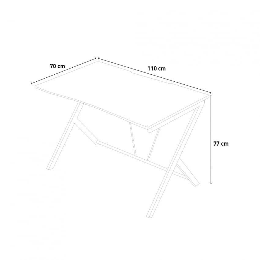 Casamati: Bureau de jeu Erica, ergonomique et pratique.