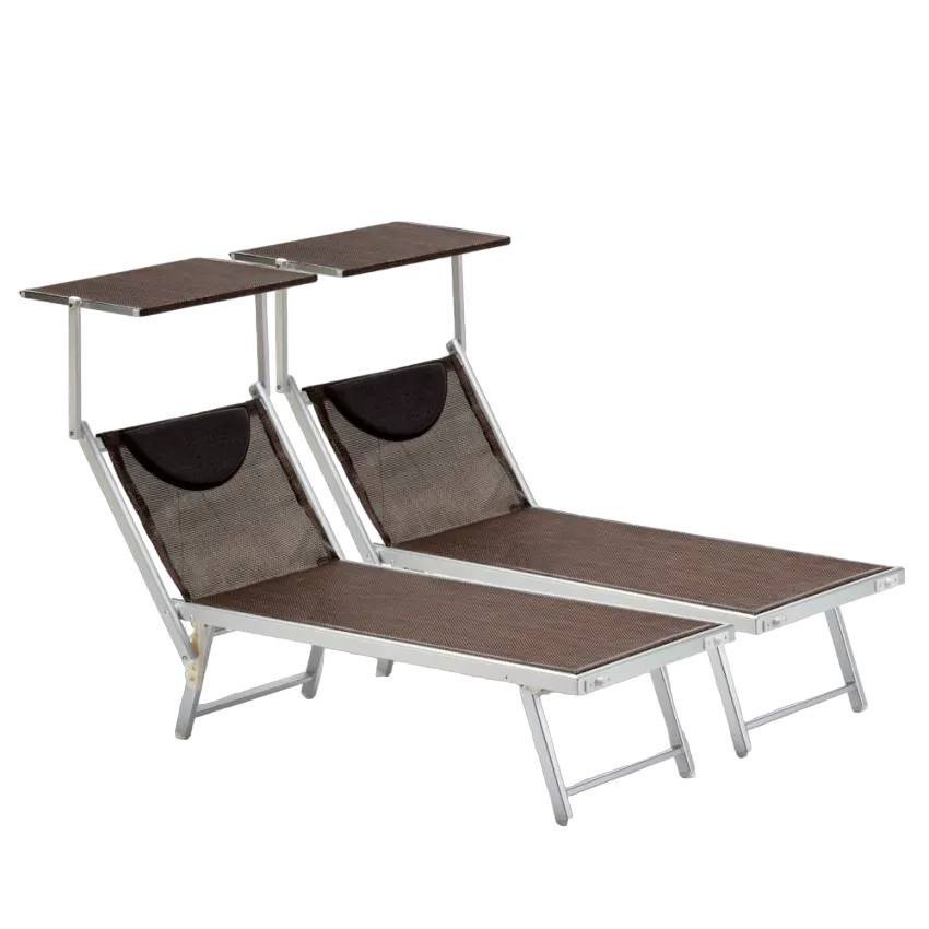 Chaises longues Phuket en aluminium - Casamati
