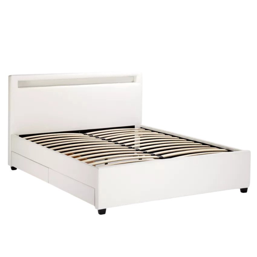 Lit double LED avec coffre - Casamati Aura 160x190 cm