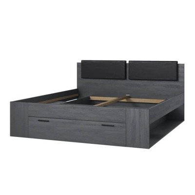 Lit double 180x200 avec sommier Fluido - Casamati