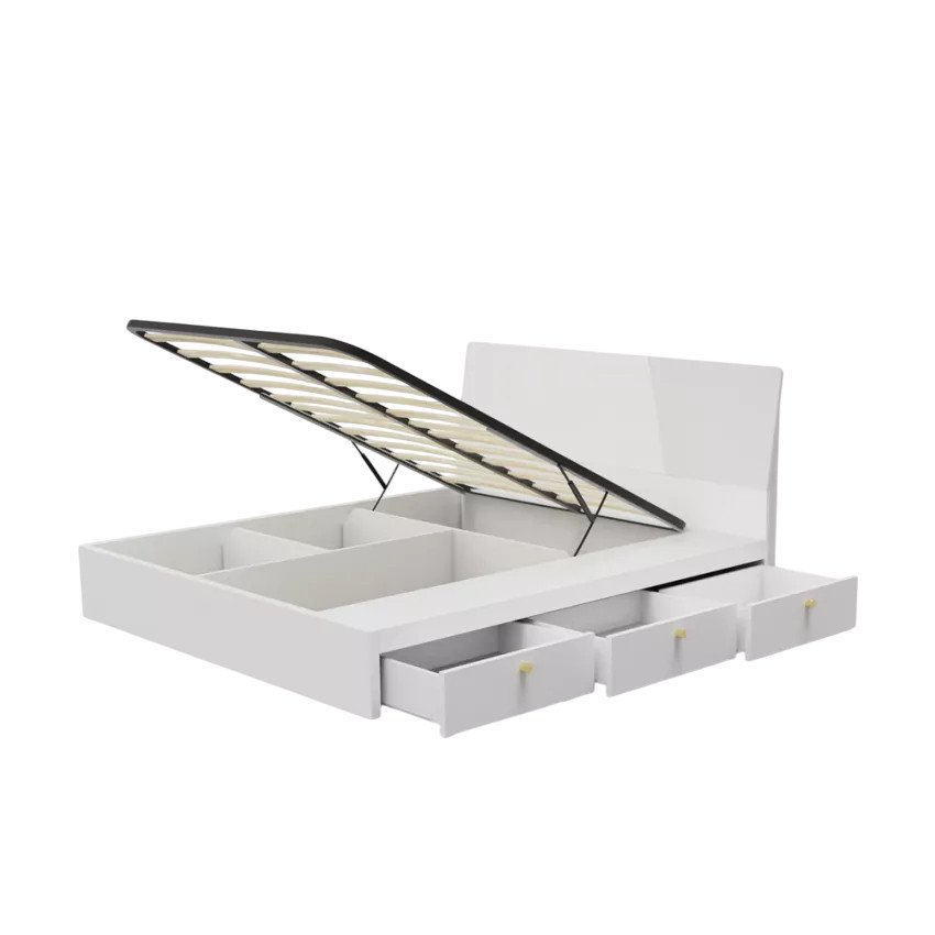 Lit coffre 160x200 cm Ritrovo avec levage - Casamati