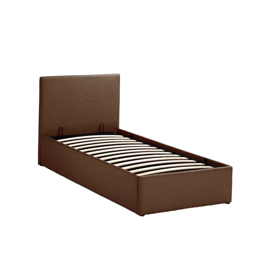 Lit simple Stasi 80x190 avec rangement - Casamati