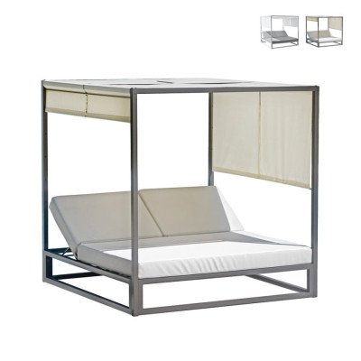 Casamati: Lit baldaquin Oasis, jardin & piscine 195x195 cm