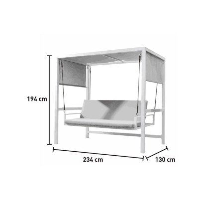 Fauteuil 3 places SkySwing avec toit - Casamati