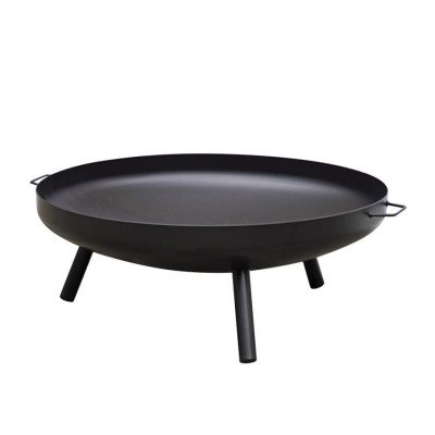 Casamati: Brasero moderne Ø 80x32 cm BlackFlame en fer.