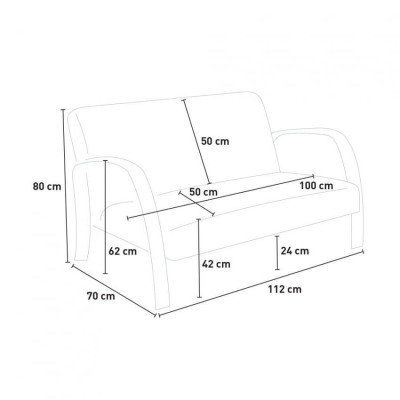 Fauteuil Palma nana en bois et tissu - Casamati