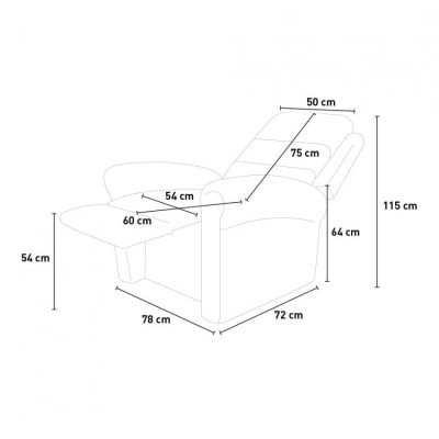 Fauteuil relax Centauro chez Casamati : confort et mobilité.