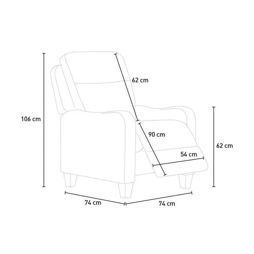 Fauteuil Caronte: confort et rangement par Casamati.