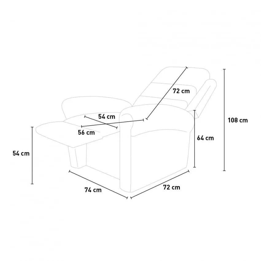 Fauteuil relax Ursa Minor - Casamati : confort et mobilité