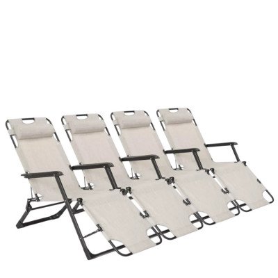 Chaises longues Zero Gravity - Casamati, confort et style.