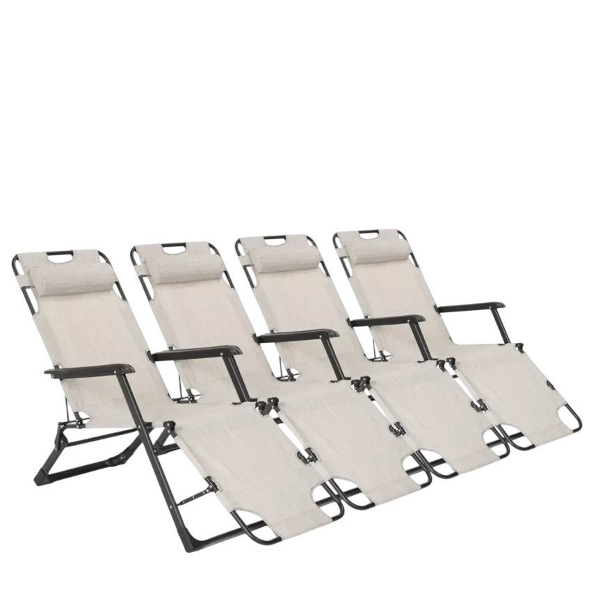 Chaises longues Zero Gravity - Casamati, confort et style.