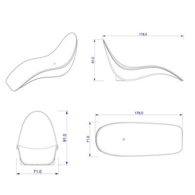 Transat moderne Baia dei Turchi - Casamati