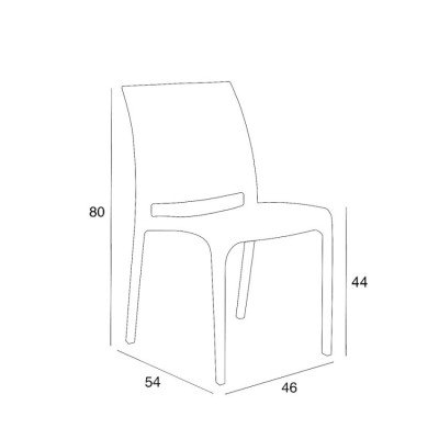 Chaise Papavero par Casamati: élégance et praticité.