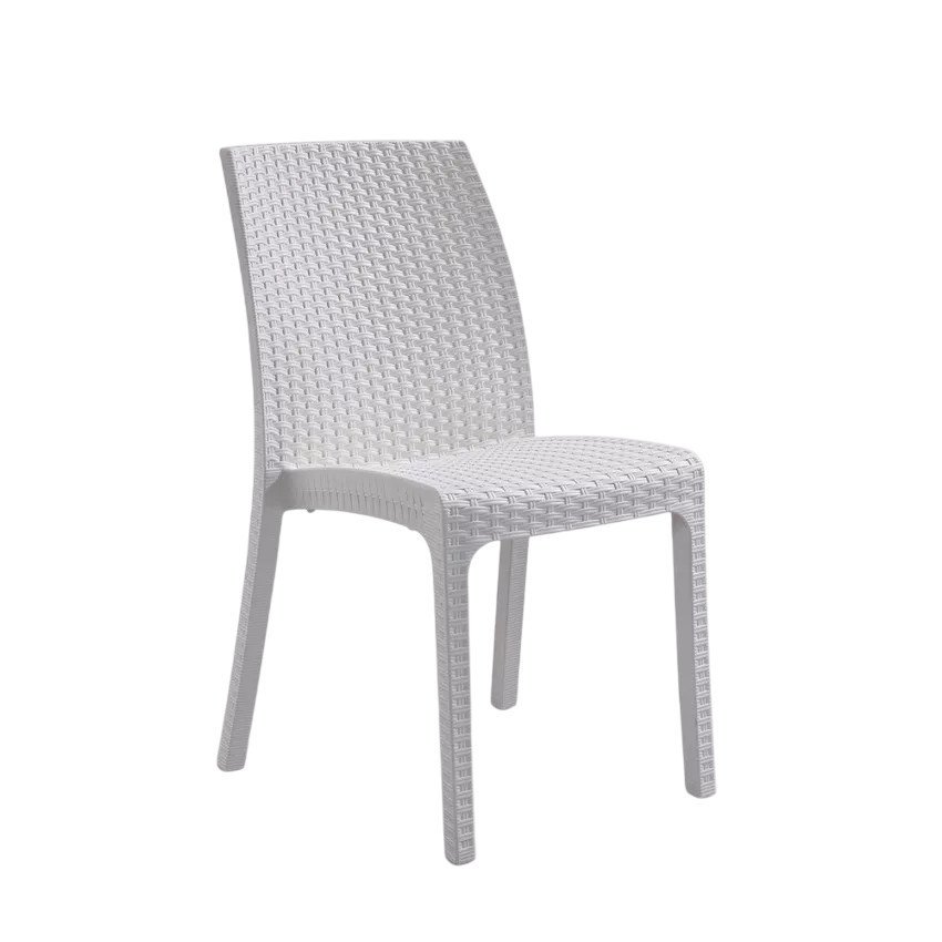 Chaise Fresia empilable Casamati pour intérieur/extérieur.