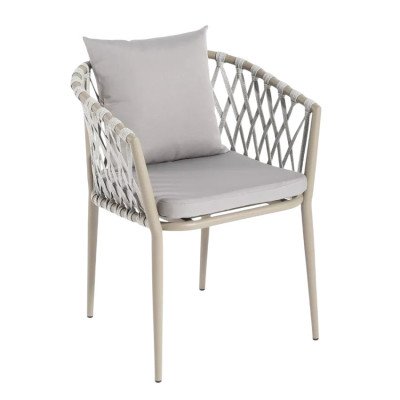 Chaise jardin Elicriso avec coussins - Casamati