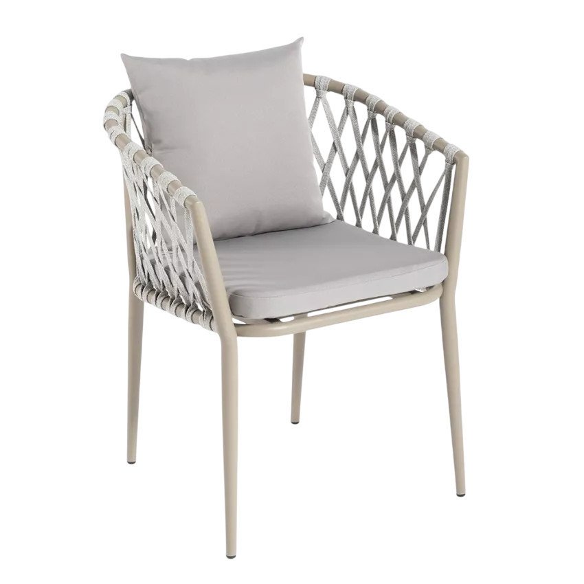Chaise jardin Elicriso avec coussins - Casamati
