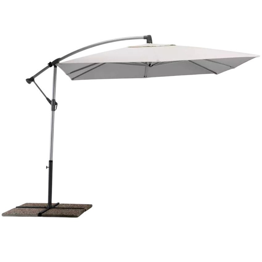 Parasol carré décentré 2,5 m - Casamati Marea