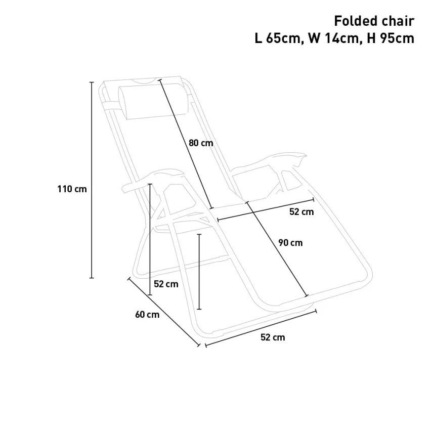 Chaise longue Cancún: confort et légèreté - Casamati