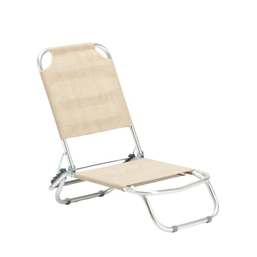 Chaise plage pliante Fincher - Casamati, confort et solidité.