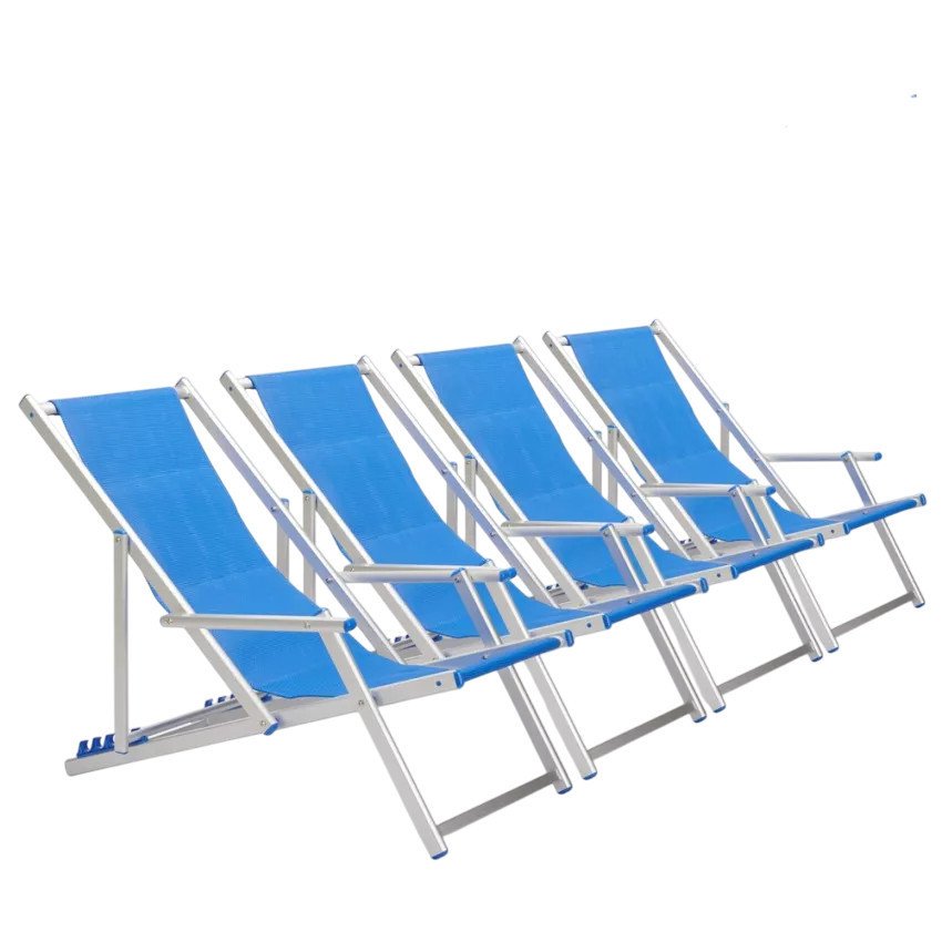 Chaises pliantes Scorsese - Casamati, plage et jardin.