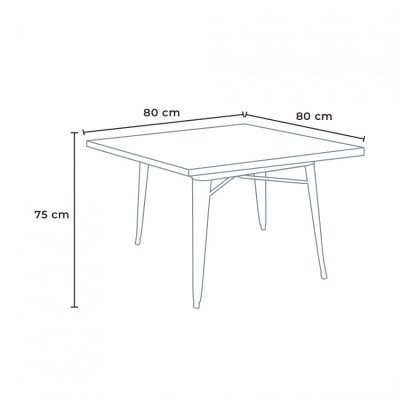 Chaises vintage et table Vodka Collins - Casamati