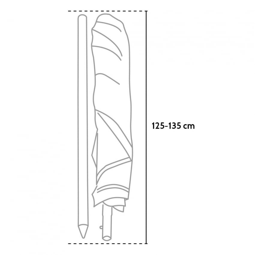 Parasol 240 cm anti-vent UV - Casamati