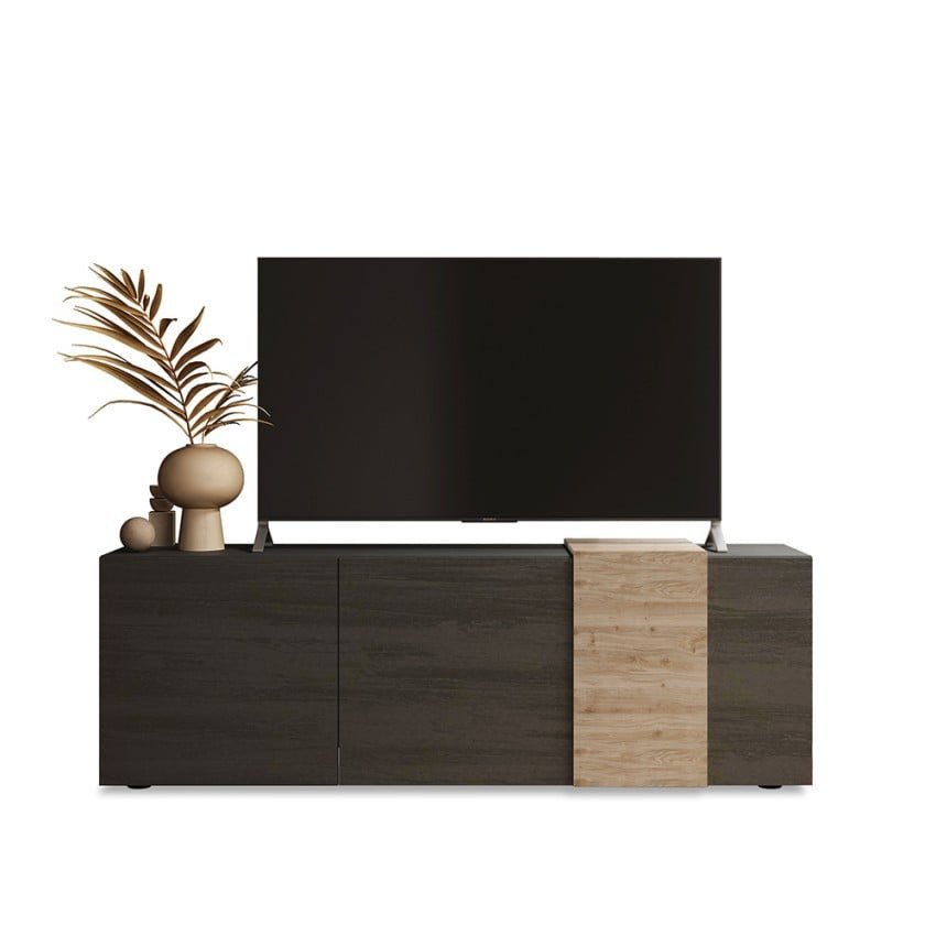 Meuble TV moderne Aura 3 portes - Casamati