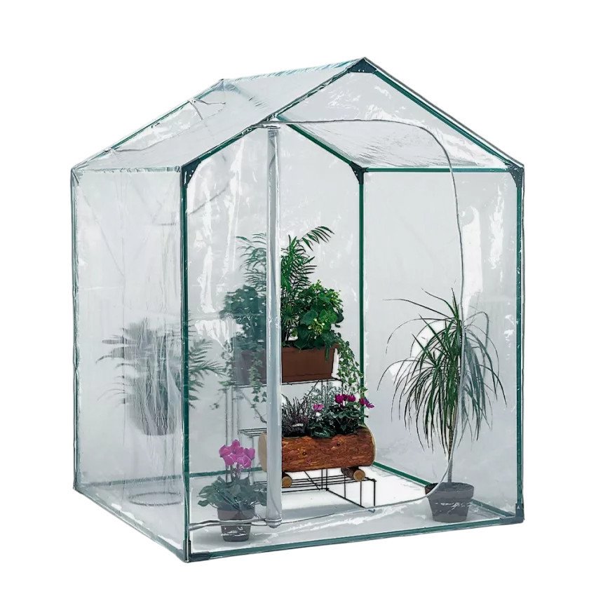 Serre balcon Casamati: 153x153xh210cm, PVC acier BrioM