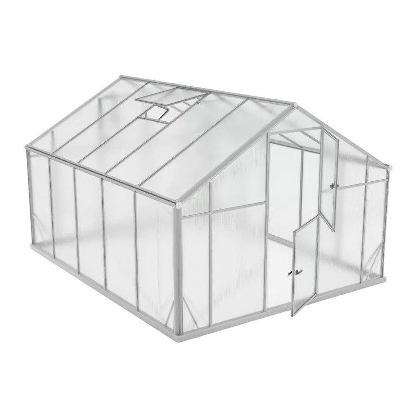 Serre AerisWL en alu par Casamati: robuste et spacieuse.