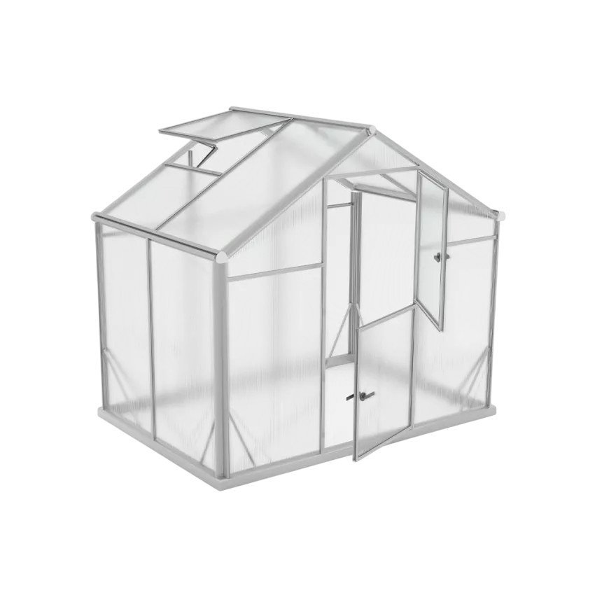 Serre Casamati en aluminium polycarbonate AerisM.