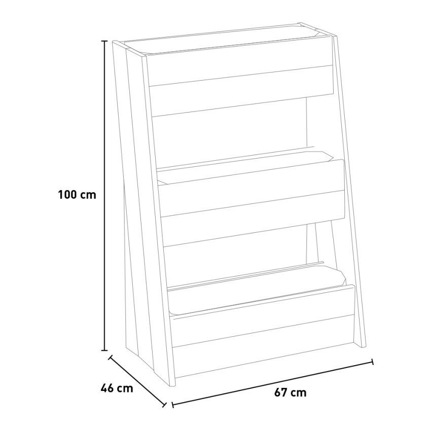 Casamati: Jardinière verticale OrtoInclinato 67x46x100cm