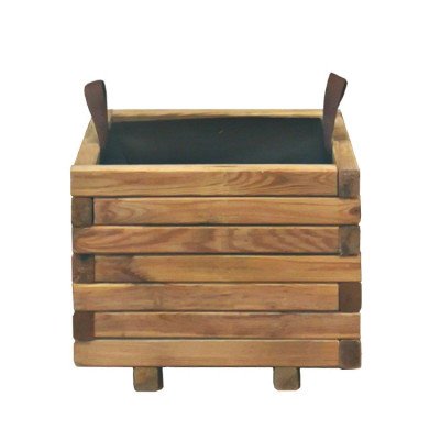 Jardinière Quadra40 en bois - Casamati, jardin & terrasse.